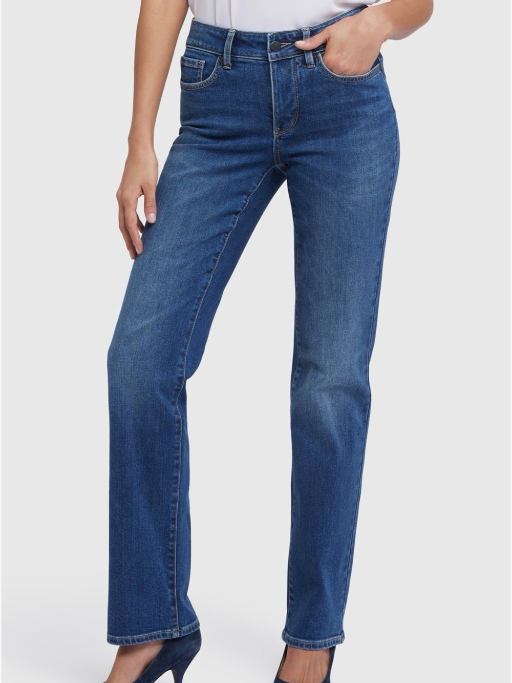 NYDJ Marilyn Straight-Leg Jeans